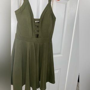 Olive Green Dress